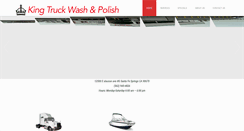 Desktop Screenshot of kingtruckwash.com